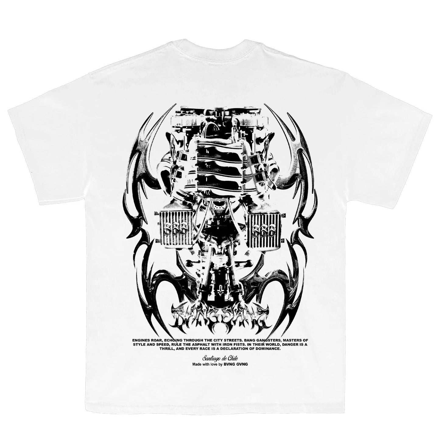 Polera Tribal Engine White