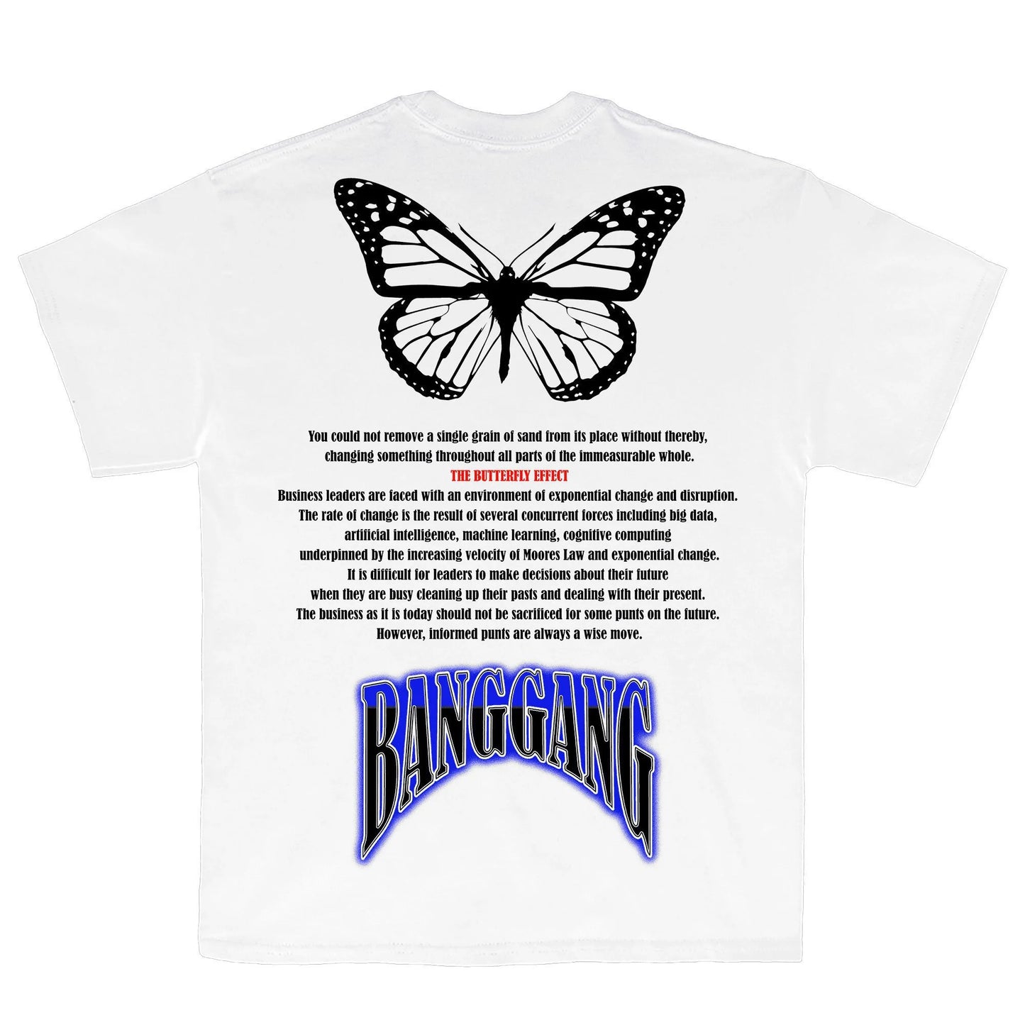 Polera Butterfly Effect White