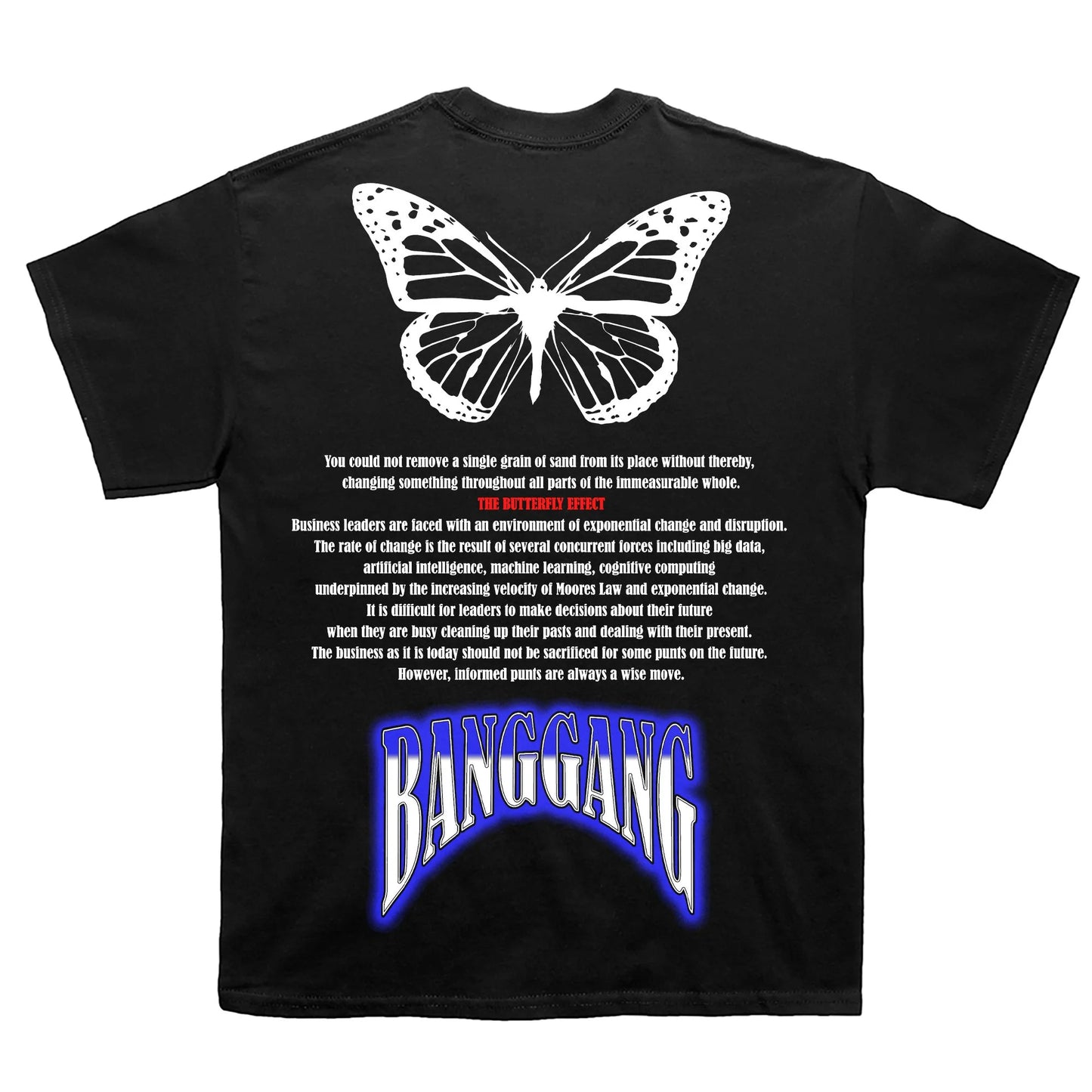 Polera Butterfly Effect Black