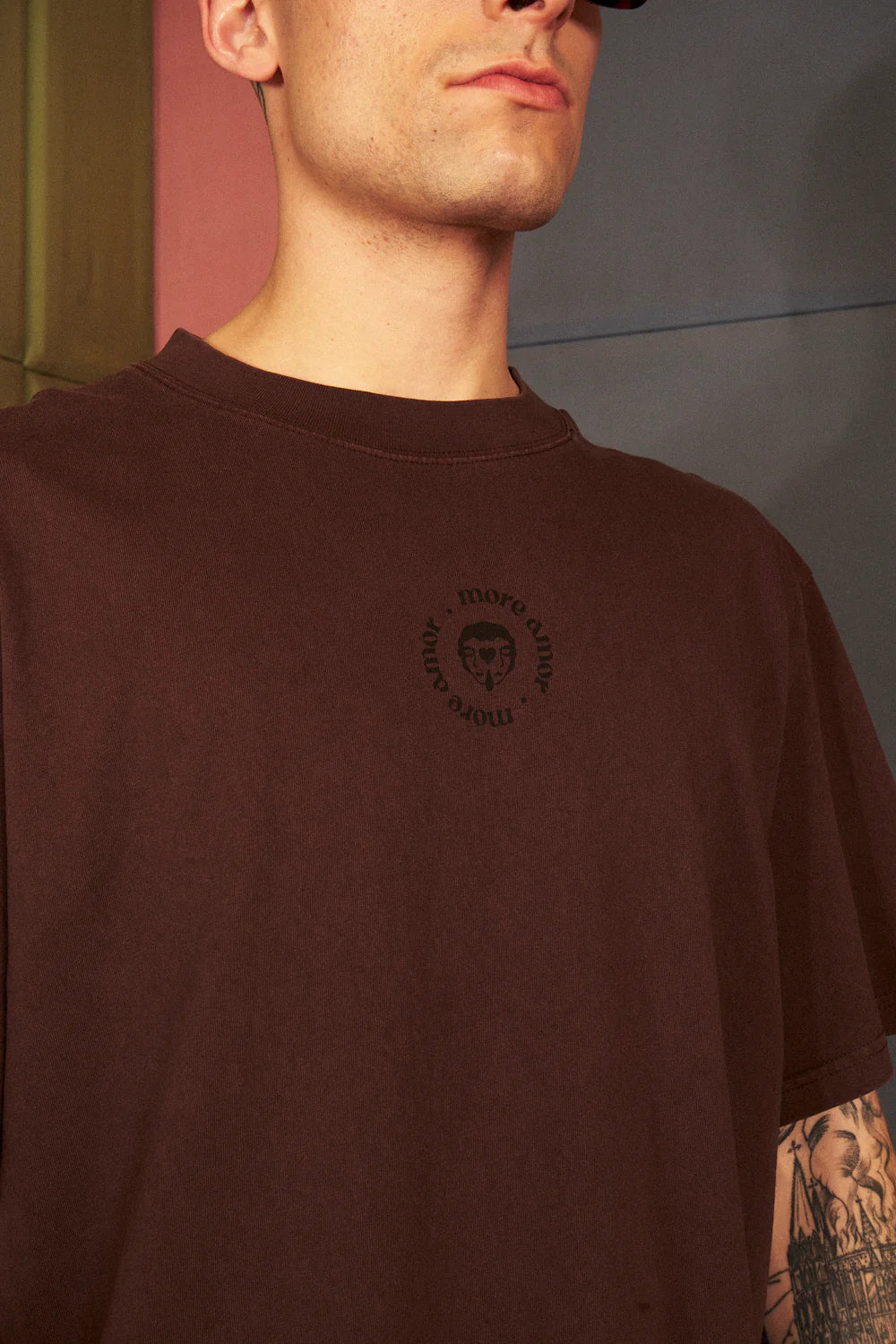 Polera War Of Tree Brown Sequia -Oversized