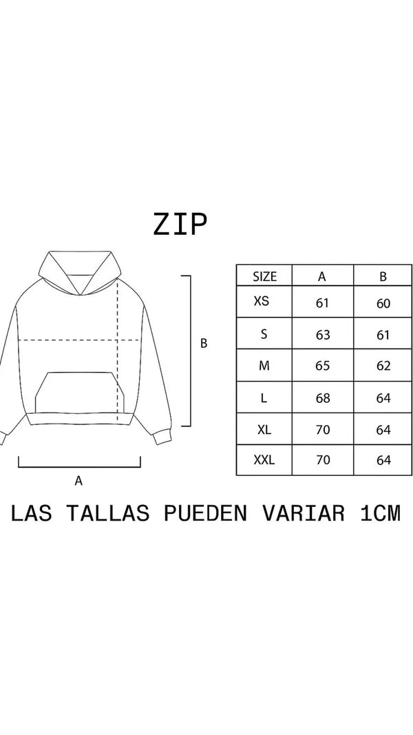 Polerón Sagrada Con Cierre Boxy Organic