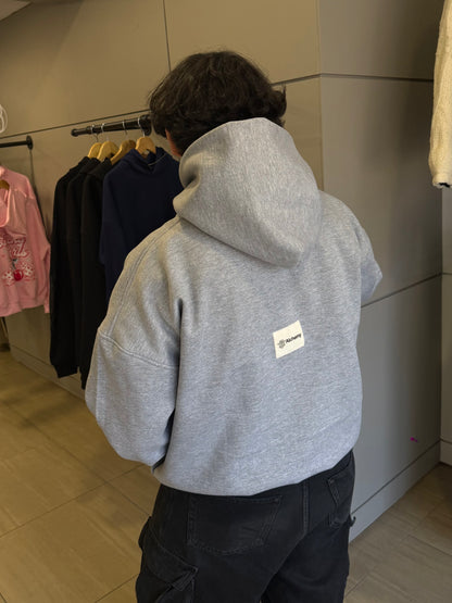 Poleron Alchemy Gris Melange- Boxy