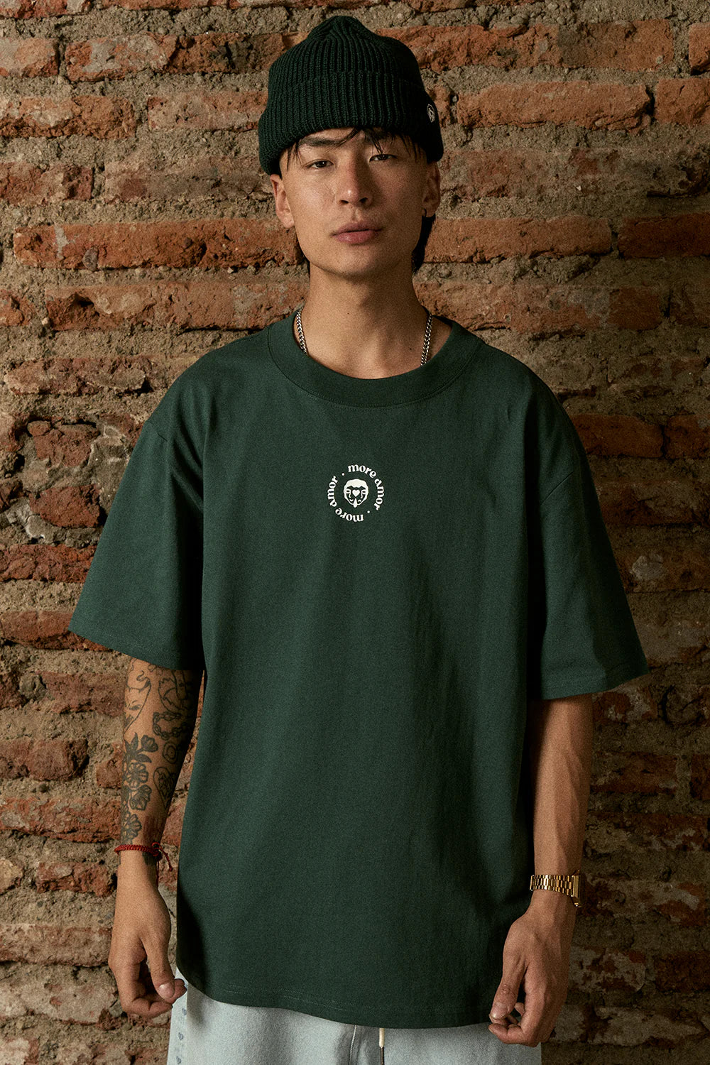 Polera Swan Stamp Verde Dime Danko - More Amor