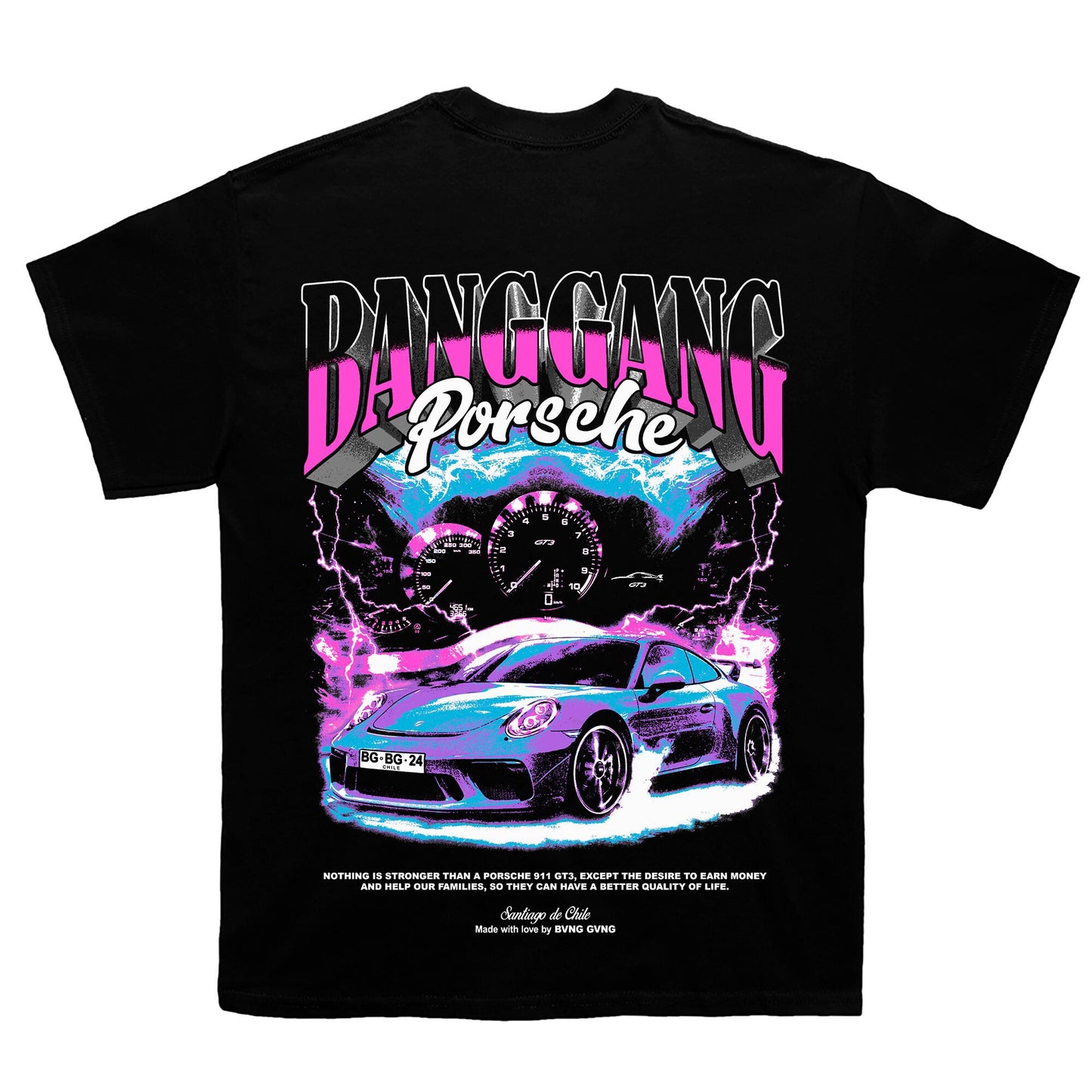 Polera Porshe 911 Black