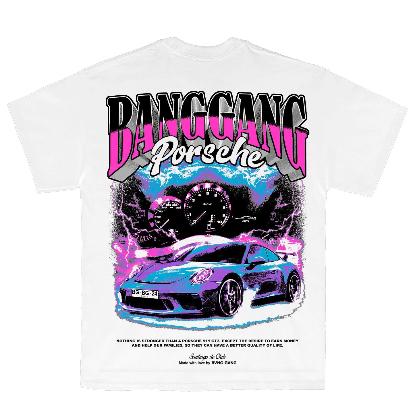 Polera Porsche 911 White
