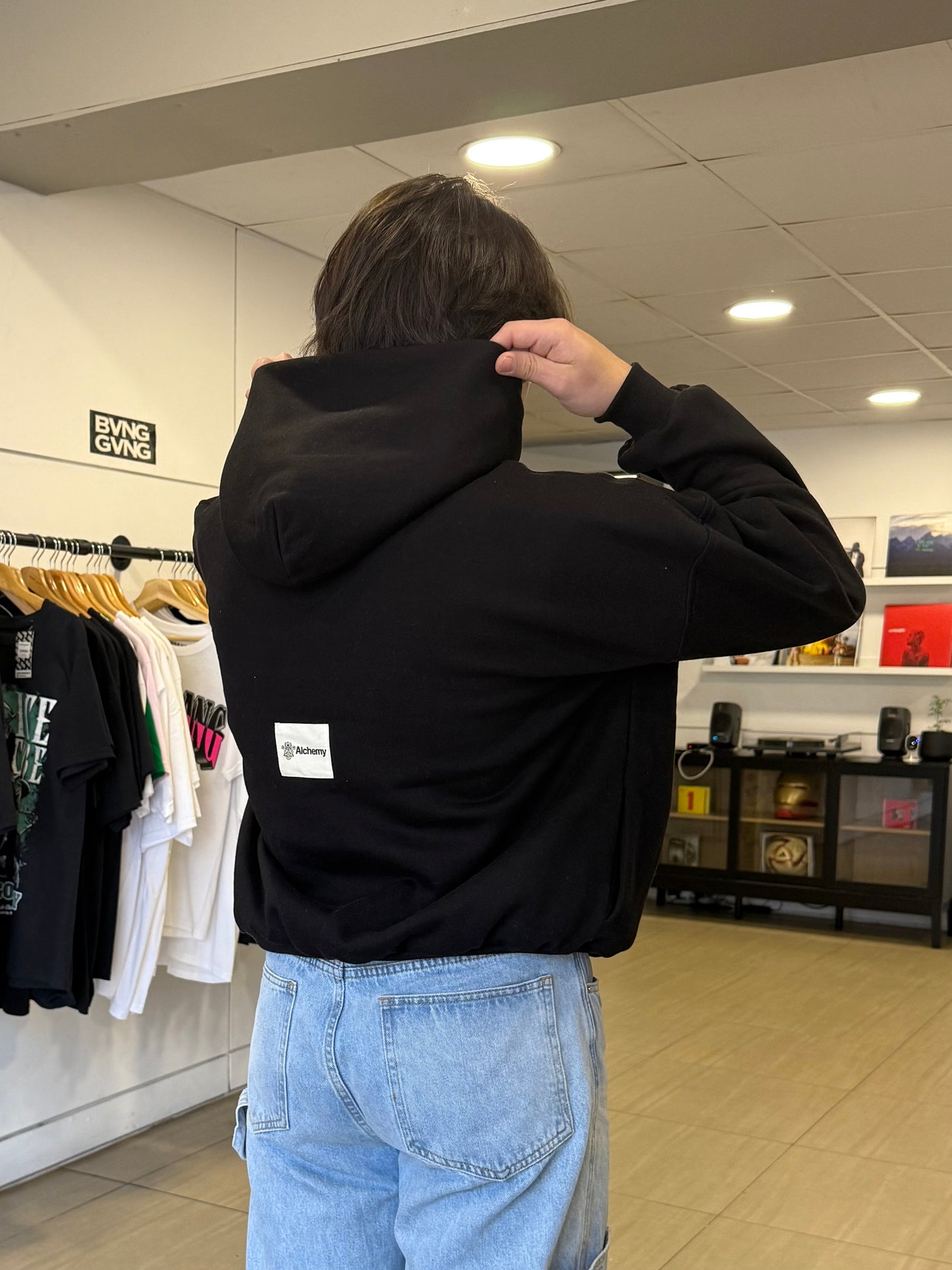 Poleron Alchemy Negro Boxy