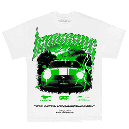 Polera FM Diamonds Green White