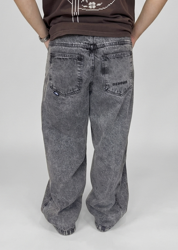 Pantalón Baggy Three Cut Acid Wash - Old Tree