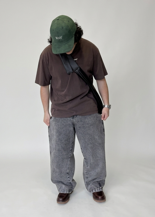 Pantalón Baggy Three Cut Acid Wash - Old Tree