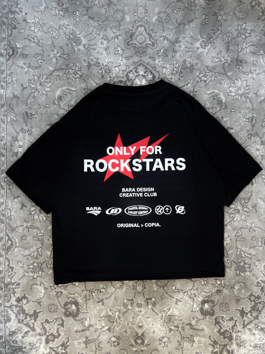 POLERA BARA ONLY FOR ROCKSTAR BOXY