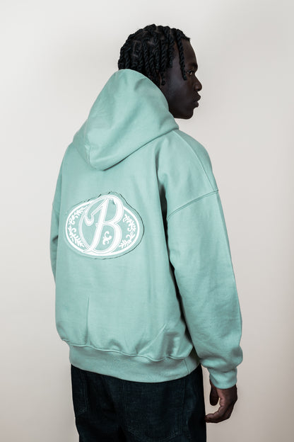 Poleron Big Logo Verde Agua