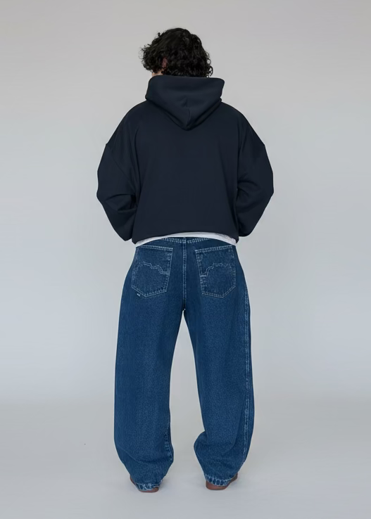 Pantalon Baggy Acid Azul - Oldtree