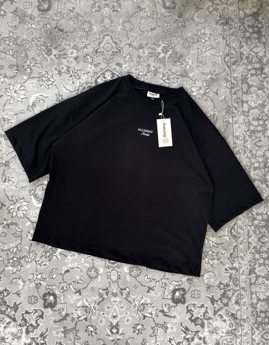 POLERA ALCHEMY CREATIVE DIRECTOR NEGRA GRAMAJE NORMAL