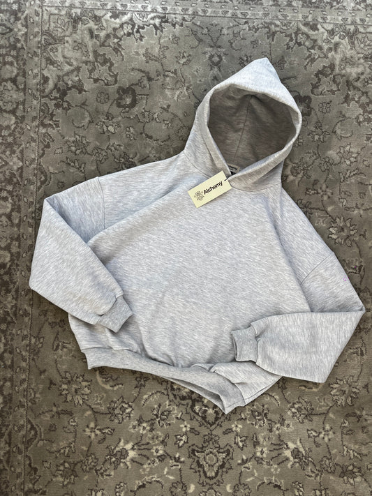 Poleron Alchemy Gris Melange- Boxy