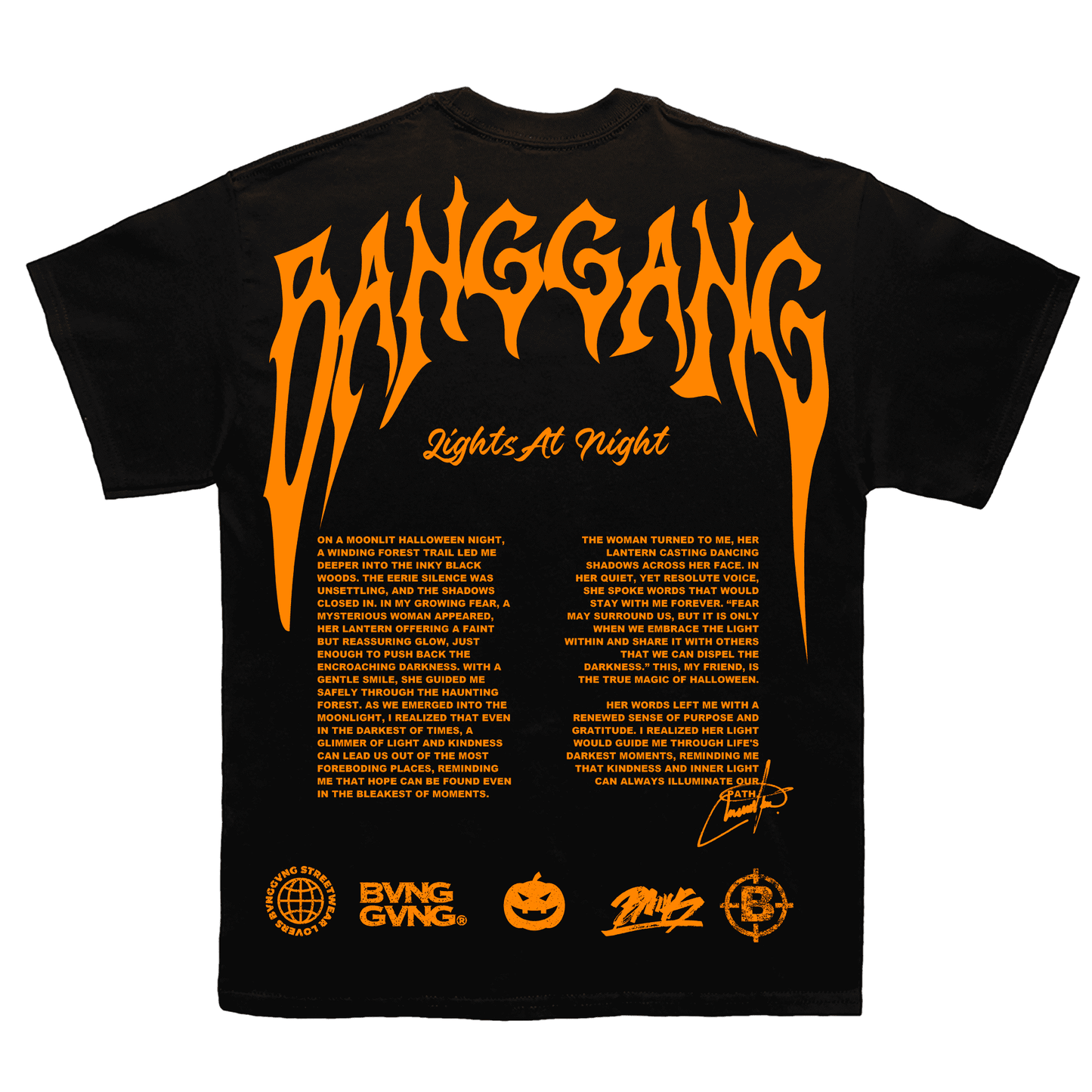 Polera Lights At Night Orange