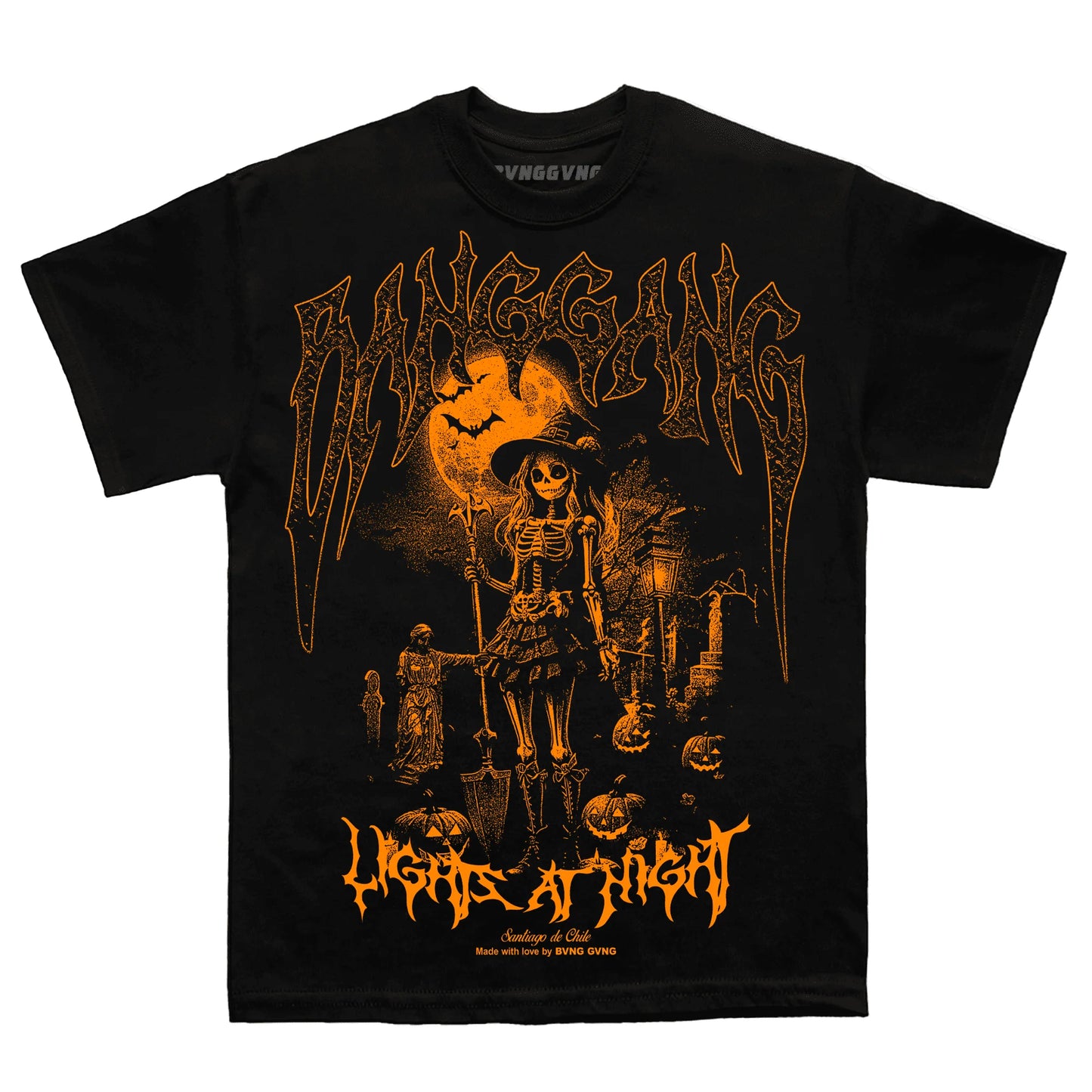 Polera Lights At Night Orange