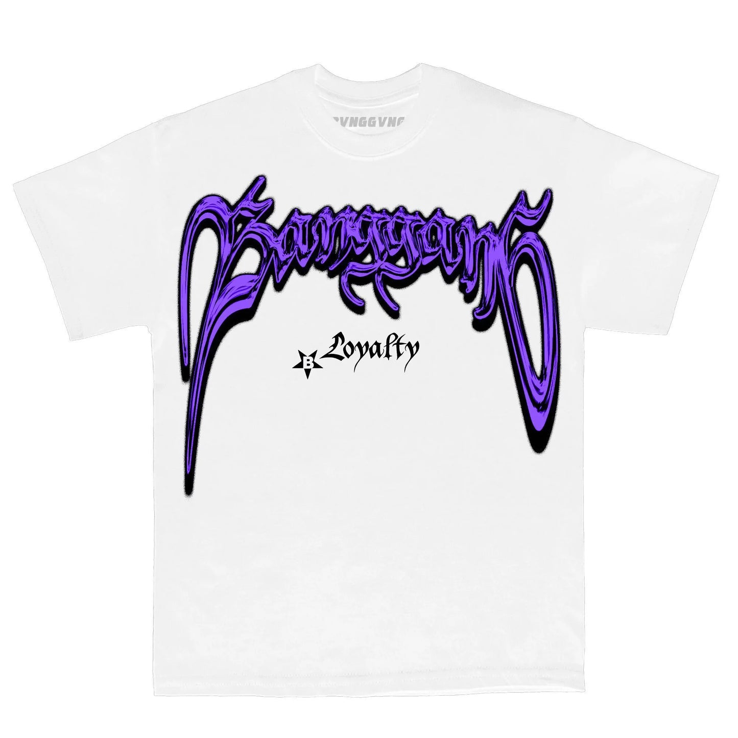 Polera Loyalty  White Purple