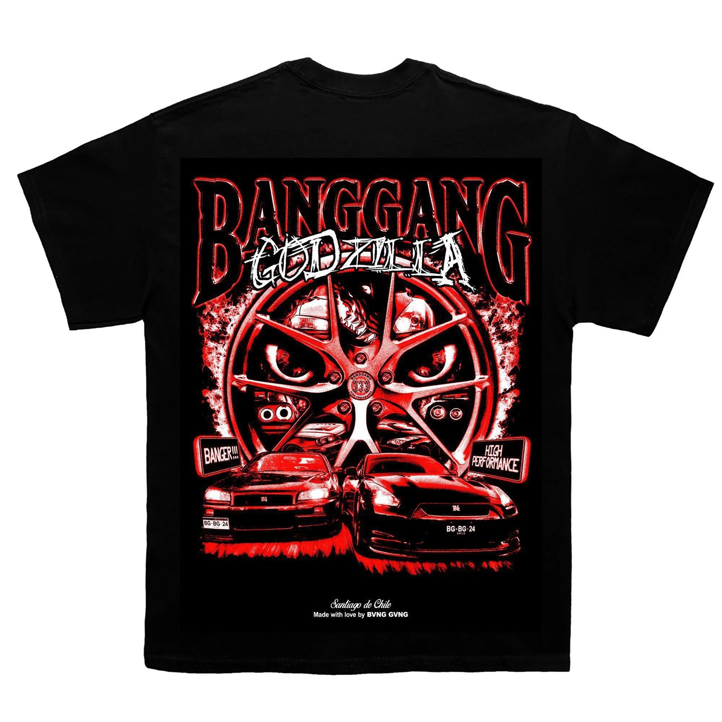 Polera Godzilla Red
