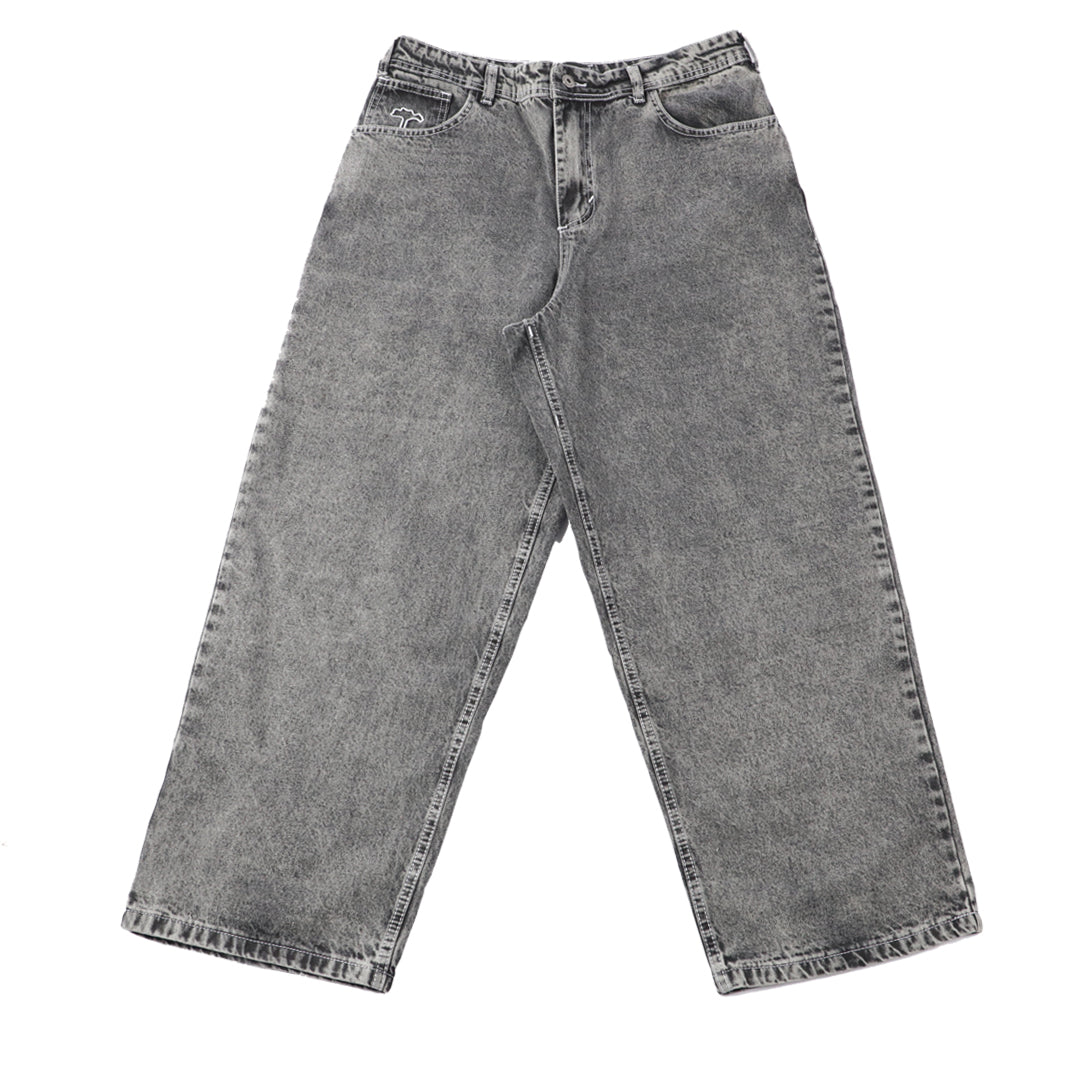 Pantalon Baggy Acid Gris Claro