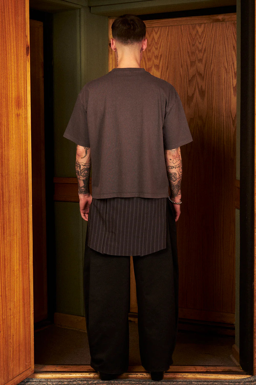 T-Shirt More Amor Gray Boxy Fit