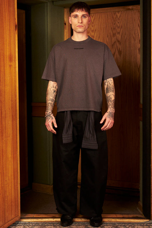 T-Shirt More Amor Gray Boxy Fit