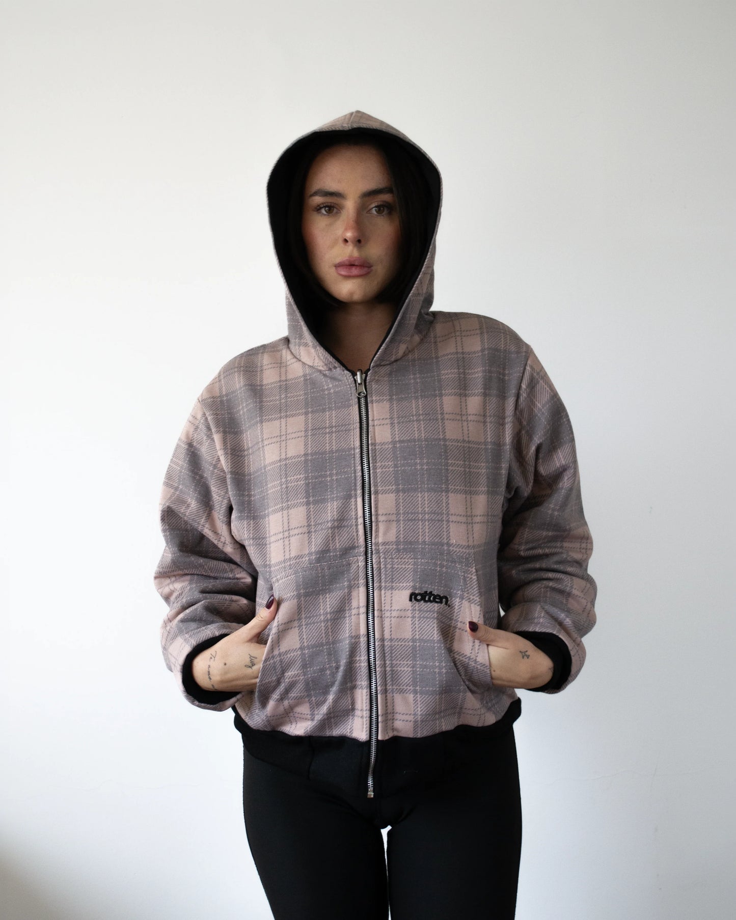 POLERON ROTTEN COZY REVERSIBLE ZIP UP