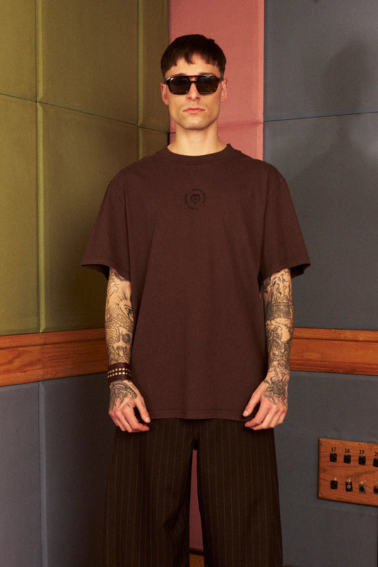 Polera War Of Tree Brown Sequia -Oversized