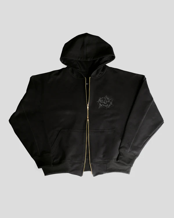 Polerón Sagrada Con Cierre Boxy Organic