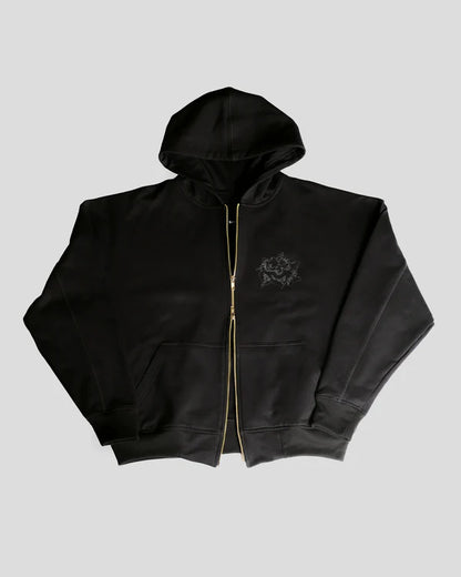 Polerón Sagrada Con Cierre Boxy Organic